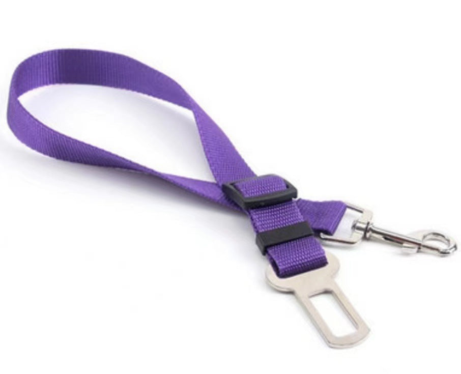 Retractable Dog Safety Belt — Car Safety Buckle for Pets