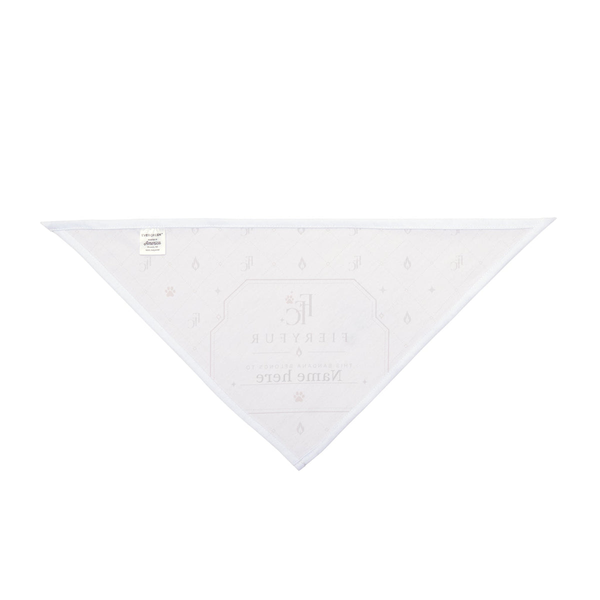 Luxury Personalized Pet Bandana for Dogs & Cats | Soft Mauve Personalized Luxury Fiery Couture Printify