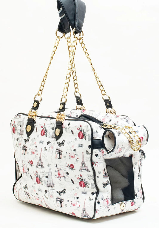 Luxury Parisian Dog Carrier for Small Dogs | Fiery Fur Bark Fifth Avenue
