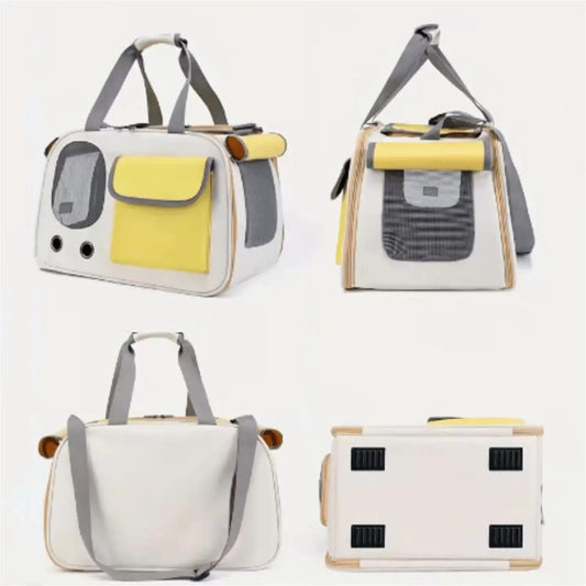 Portable & Lightweight Pet Travel Backpack – Large Capacity, Breathable & Comfortable for Cats & Small Dogs