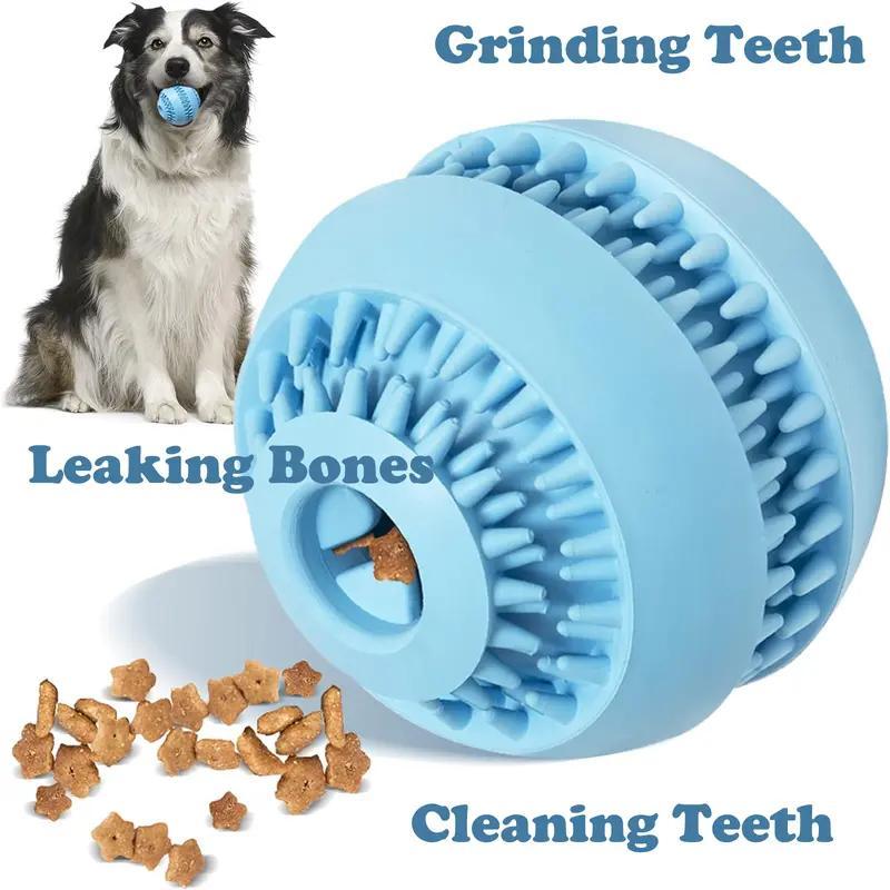 Interactive Dog Treat Ball – Chew Toy for Training and Slow Feeding