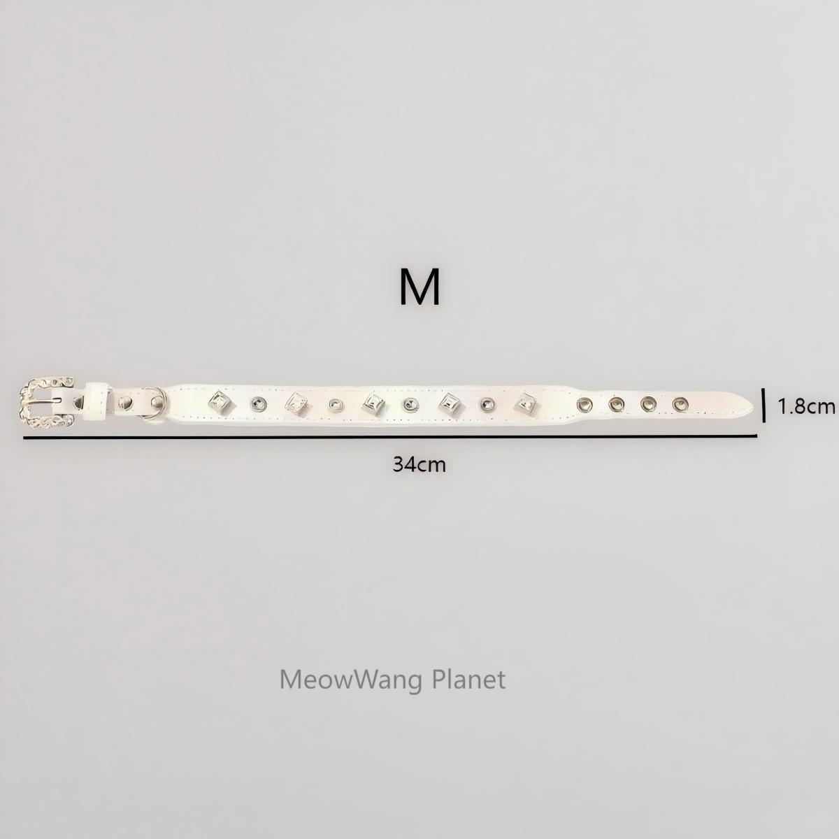 FieryFur Luxury Gemstone Pet Collar & Leash Set – Handcrafted Jewel-Accented Adjustable Necklace Style for Cats & Small to Medium Dogs