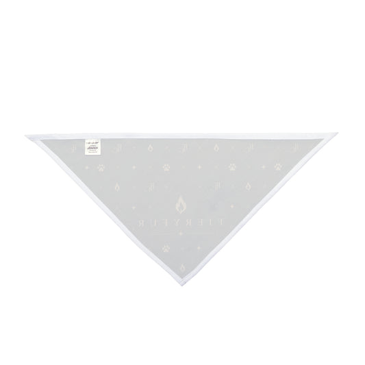 Luxury Personalized Pet Bandana for Dogs & Cats | Signature Dark Fiery Couture