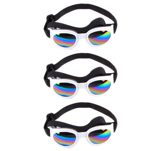 FieryFur Pet Sunglasses – Windproof UV Protection Goggles for Small & Medium Dogs and Cats