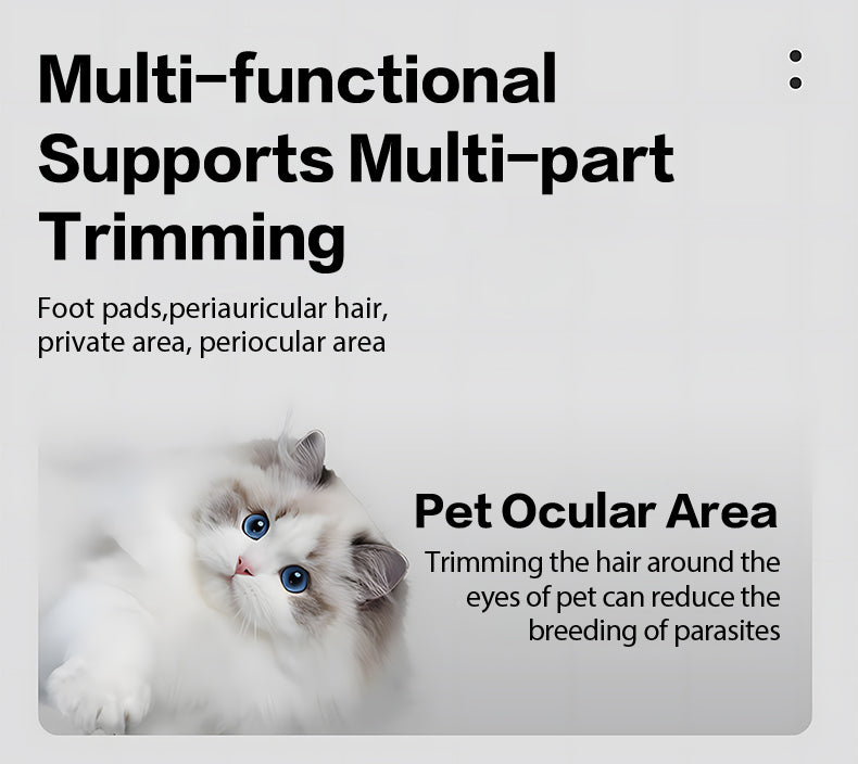 2025 New Pet Paw Trimmer – Rechargeable Quiet Hair Trimmer for Pets
