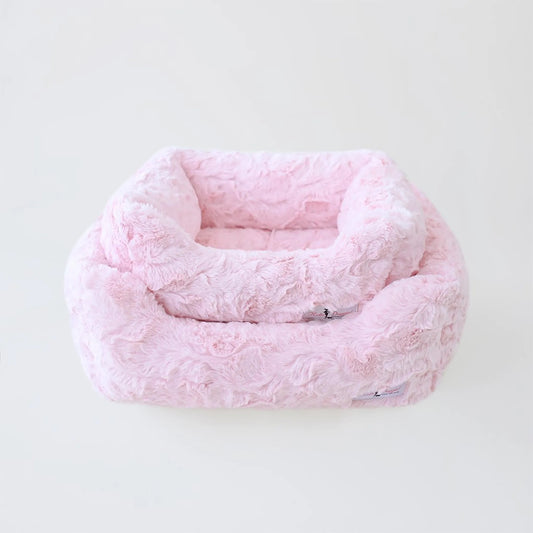 luxury dog bed for small dogs bella raised sides head support