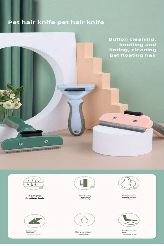 Cat & Dog Pet Hair Trimmer – Premium Pet Shaving Razor & Grooming Comb