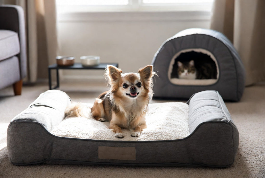 How to create the perfect luxury home setup for small dogs and cats in 2026 – cozy orthopedic beds and cat caves by FieryFur USA