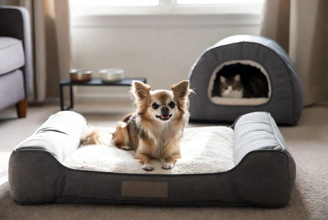 How to create the perfect luxury home setup for small dogs and cats in 2026 – cozy orthopedic beds and cat caves by FieryFur USA