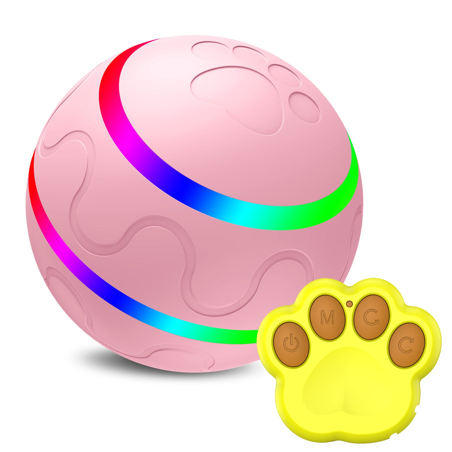 Intelligent Self-Rotating Cat Ball Toy – USB Rechargeable Interactive Play Ball