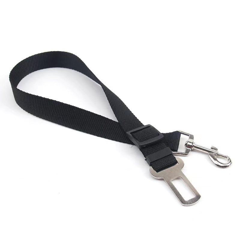 Retractable Dog Safety Belt — Car Safety Buckle for Pets