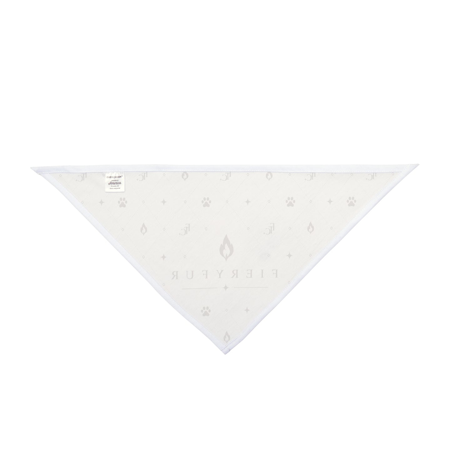 Luxury Pet Bandana for Dogs & Cats | Warm Ivory Signature Fiery Couture