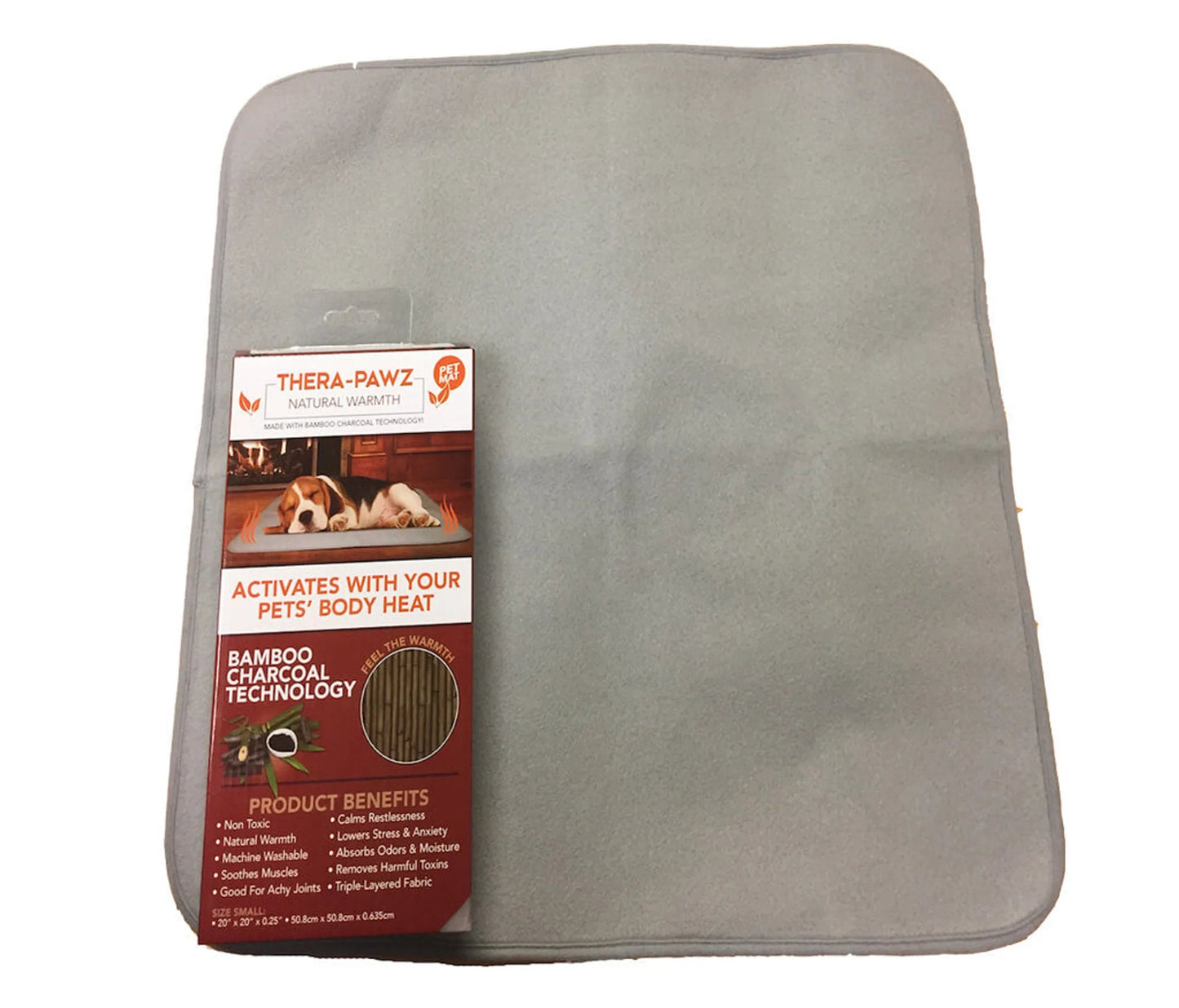 Self-Warming Pet Therapy Pad – Bamboo Charcoal Comfort Mat for Dogs & Cats The Green Pet Shop