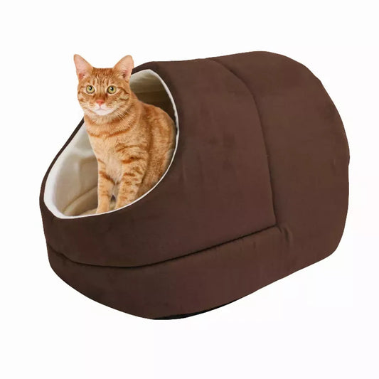 Cozy Cat Cave Bed – Warm Burrow Hideaway Bed for Cats & Small Pets JESPET