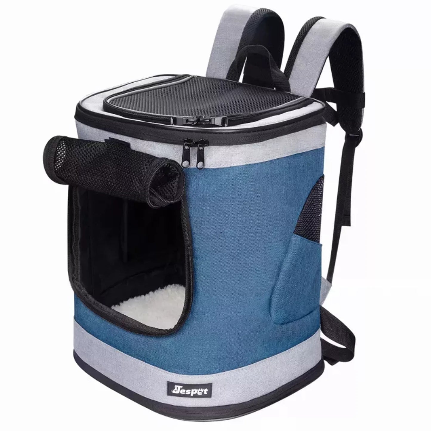 JESPET Pet Backpack Carrier for Small Dog, Puppy, Soft Carrier Backpack Ideal for Traveling, Hiking, Walking and Outdoor Activities with Family JESPET