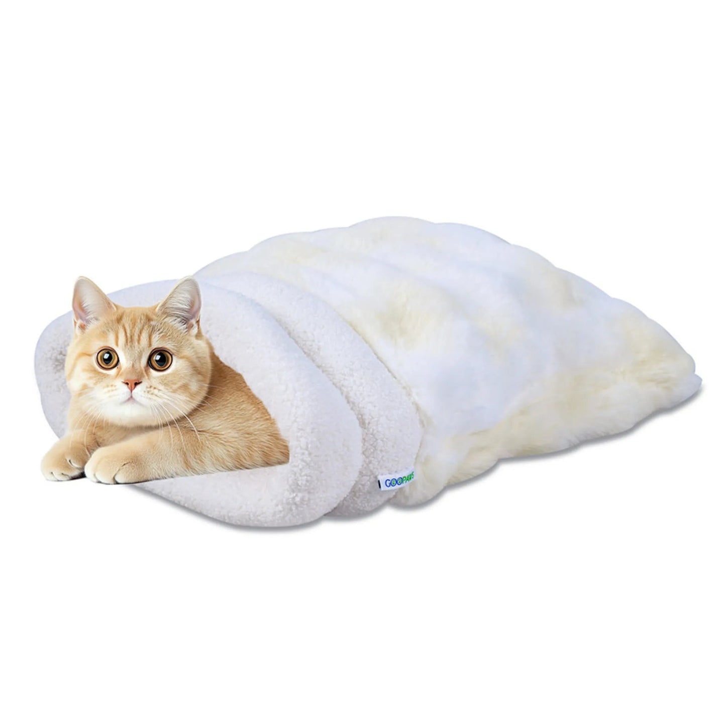 GOOPAWS 4 in 1 Self Warming Cat Sack Bed Cave CBD-2117