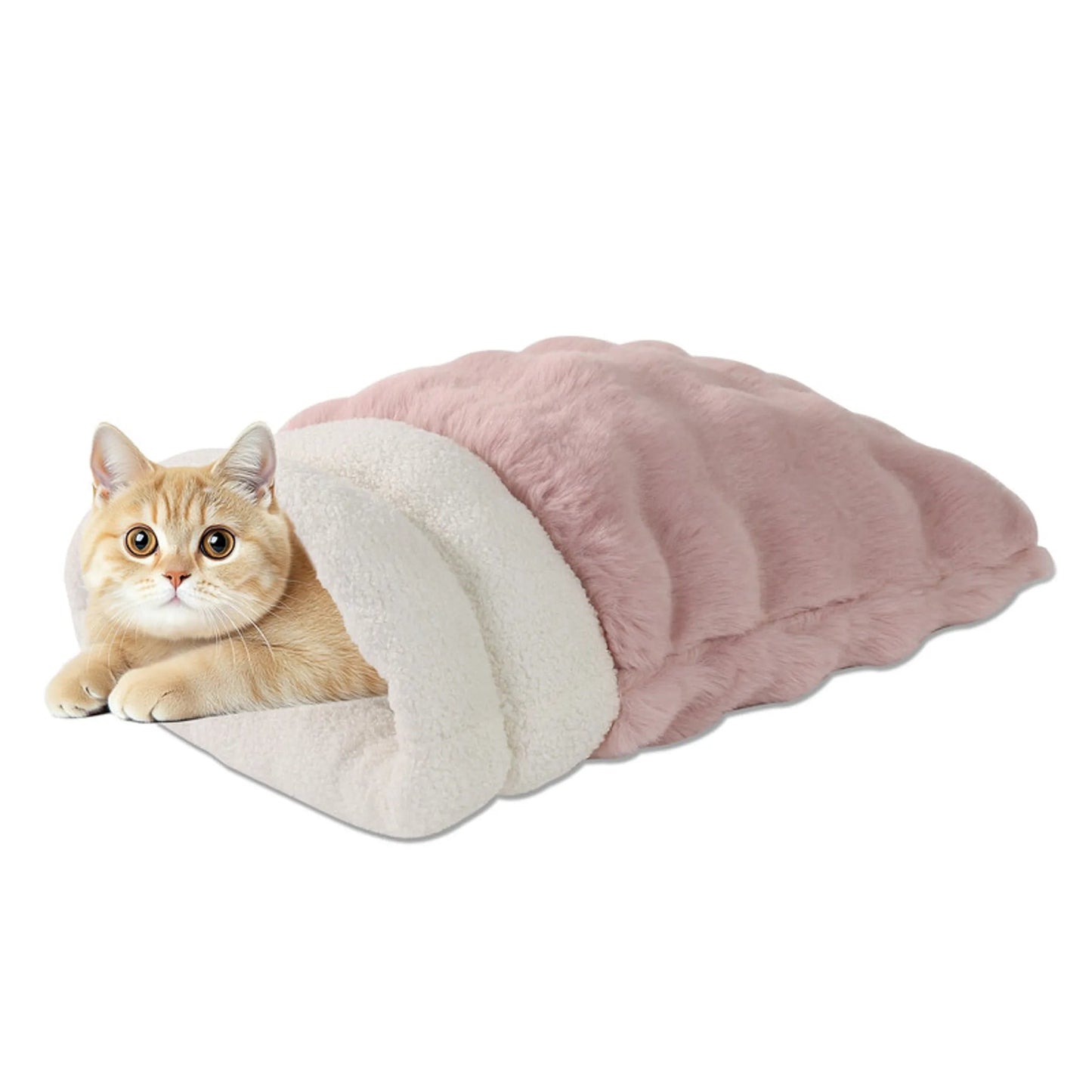 GOOPAWS 4 in 1 Self Warming Cat Sack Bed Cave CBD-2117
