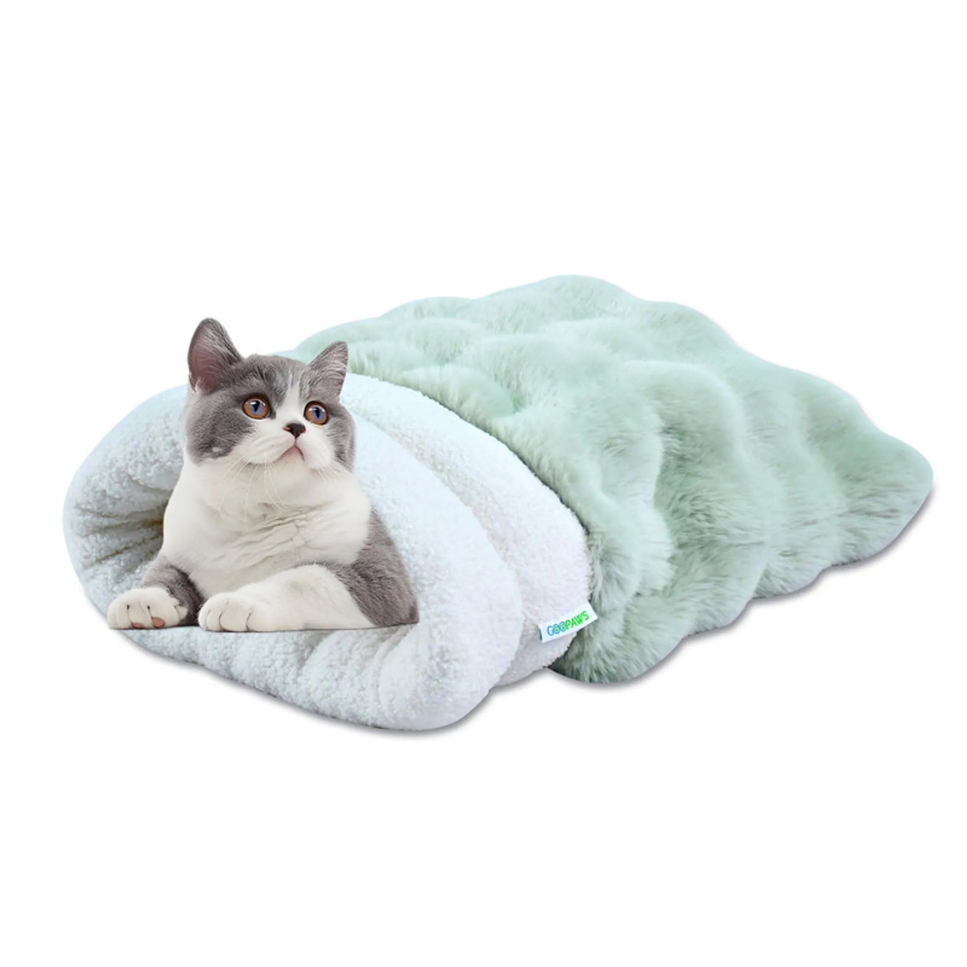 GOOPAWS 4 in 1 Self Warming Cat Sack Bed Cave CBD-2117