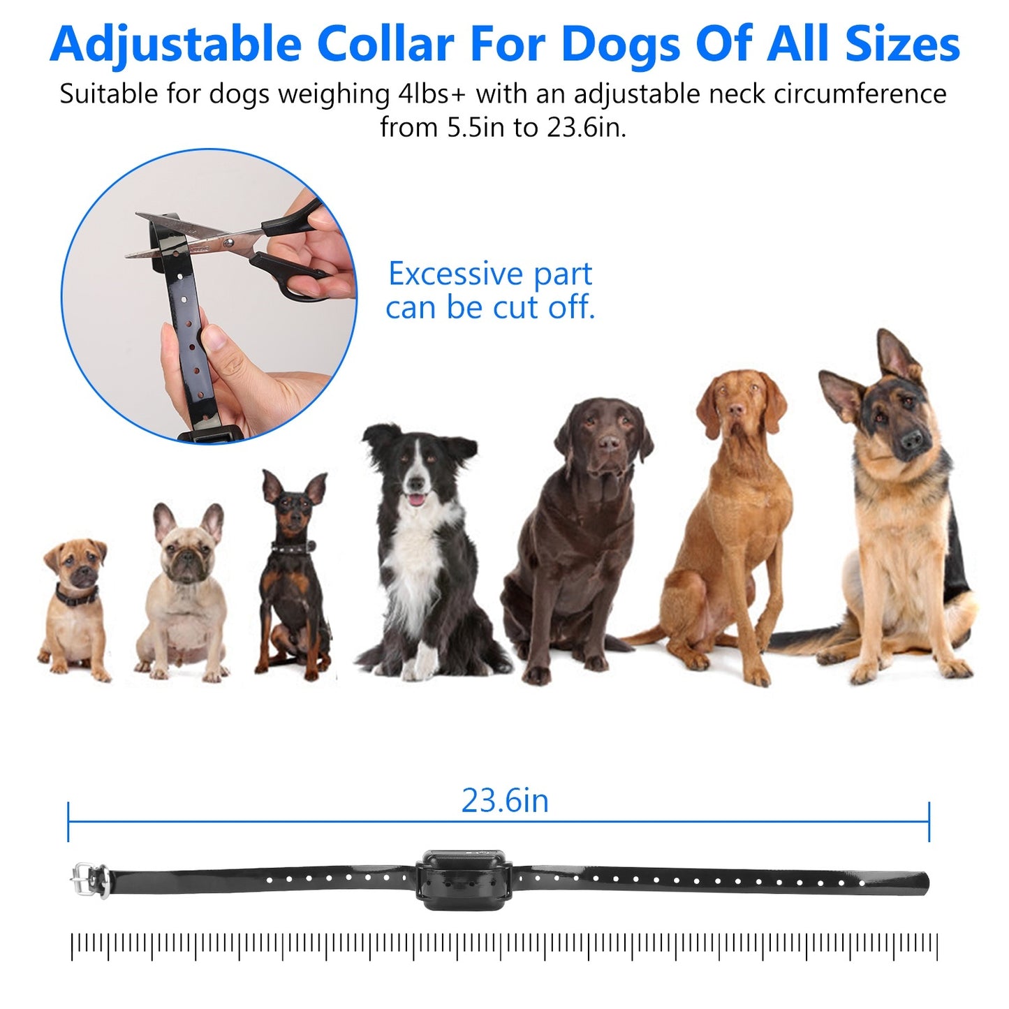 Wireless Electric Dog Fence System – Safe Boundary Training Collar for Small, Medium & Large Dogs