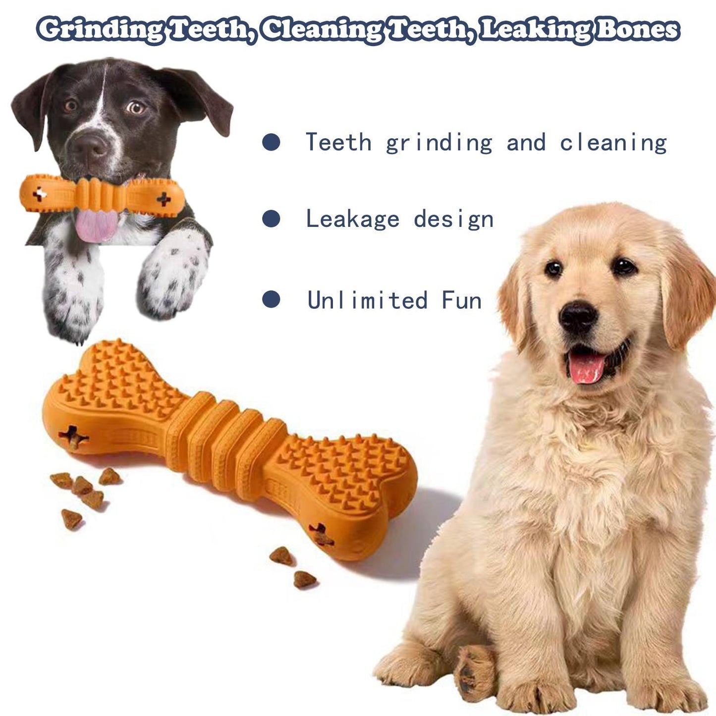 2-in-1 Dog Chew Toy Set – Dental Cleaning & Toothbrush Chew Stick