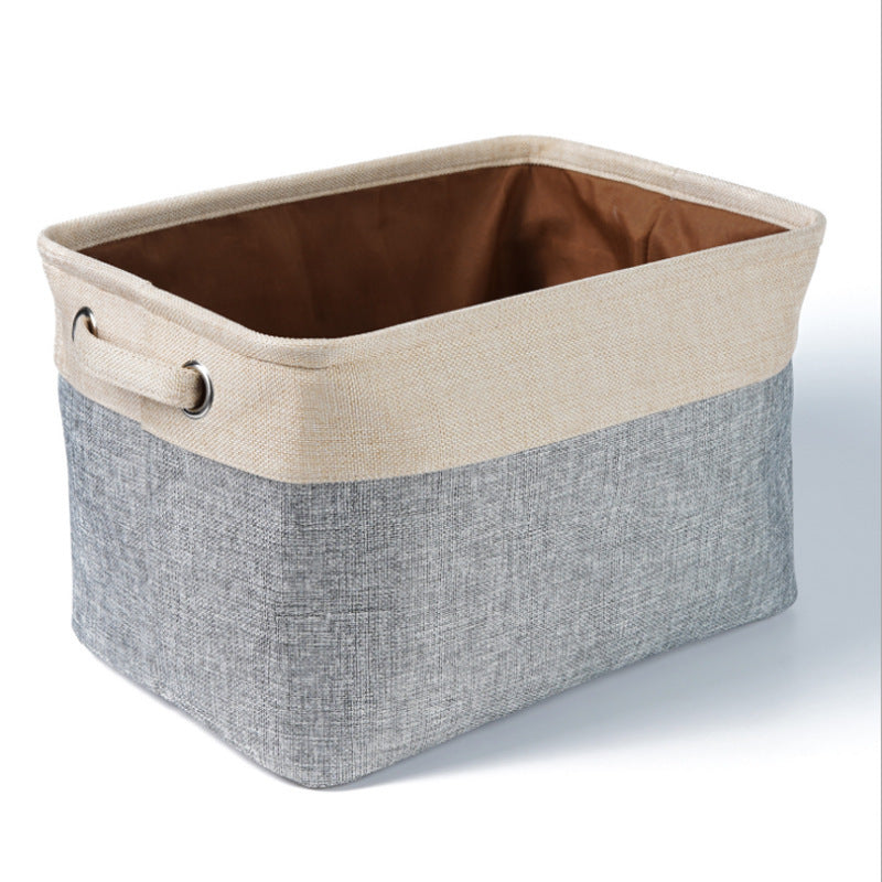 Dog Toy Basket – Linen Storage Organizer for Toys, Clothes & More