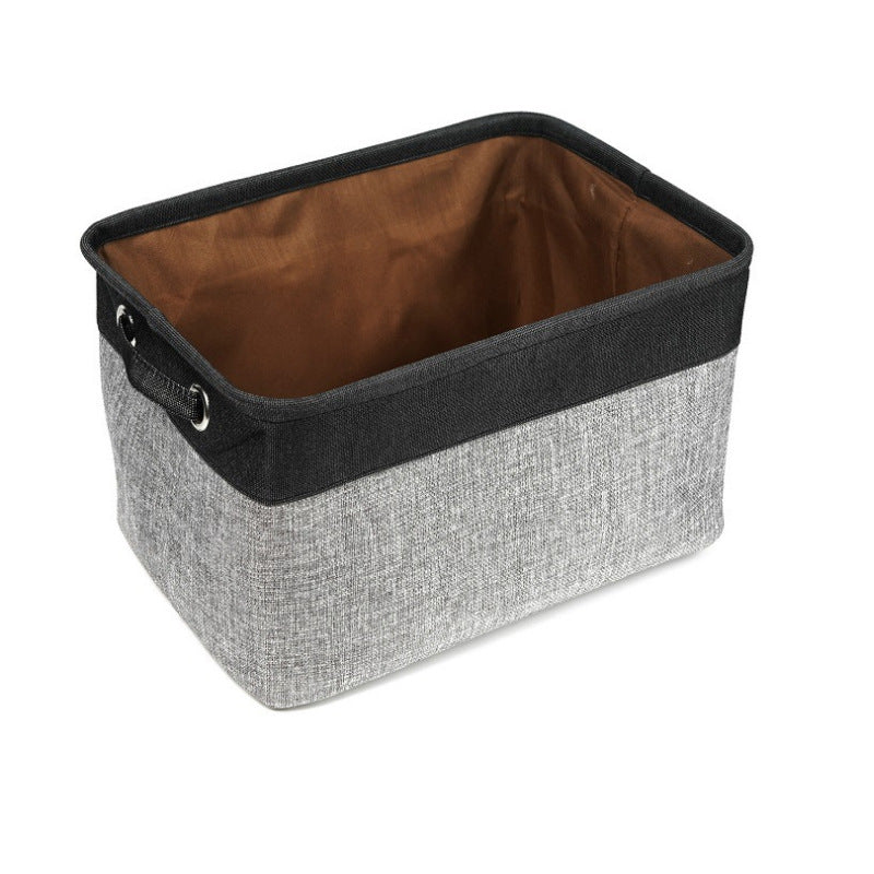 Dog Toy Basket – Linen Storage Organizer for Toys, Clothes & More