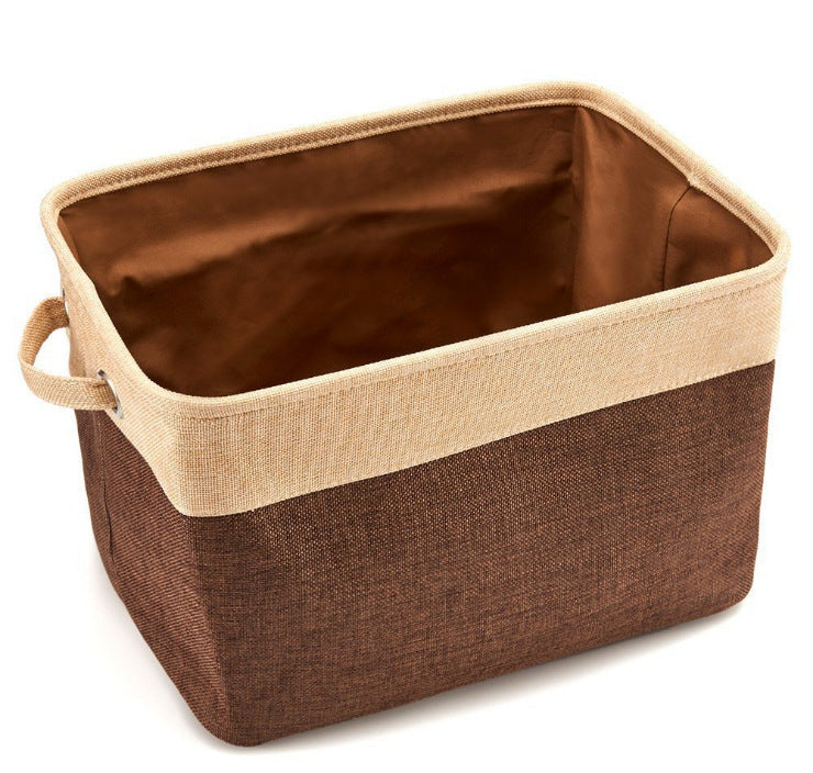 Dog Toy Basket – Linen Storage Organizer for Toys, Clothes & More