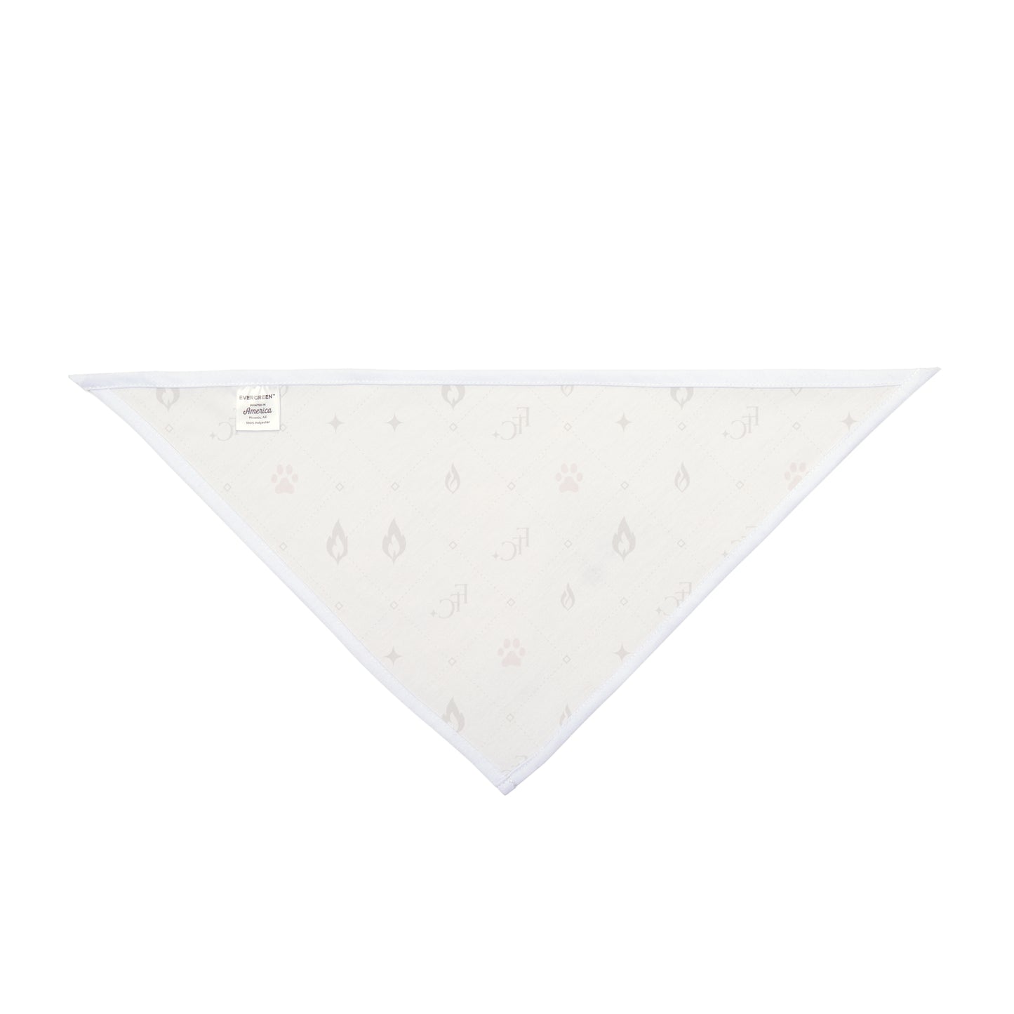 Luxury Pet Bandana for Dogs & Cats | Warm Ivory Pattern Luxury Fiery Couture