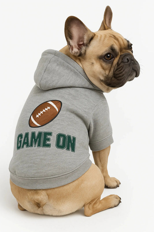 Game On Athletic Dog Hoodie – Sporty Fleece Dog Hoodie Bark Fifth Avenue