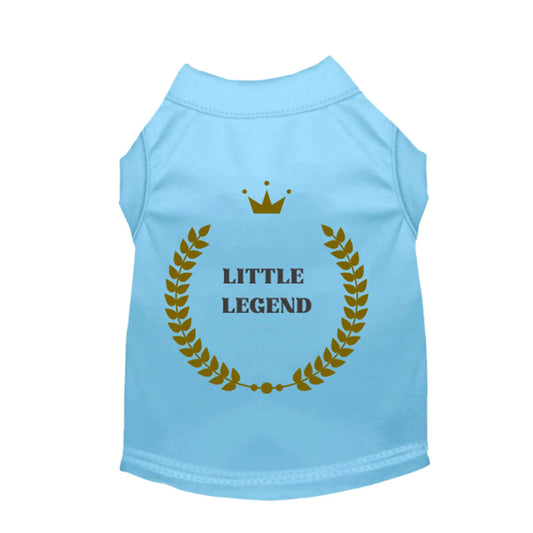 Little Legend Laurel Dog Tee – Stylish Blue Dog Shirt for Small Pups Bark Fifth Avenue