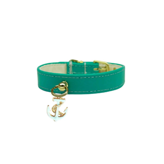 Nautical Dog Charm Collar – Stylish Marine Charm Pet Collar Bark Fifth Avenue