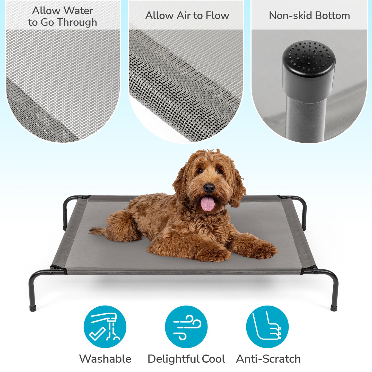 Elevated Dog Bed – Raised Comfort & Support