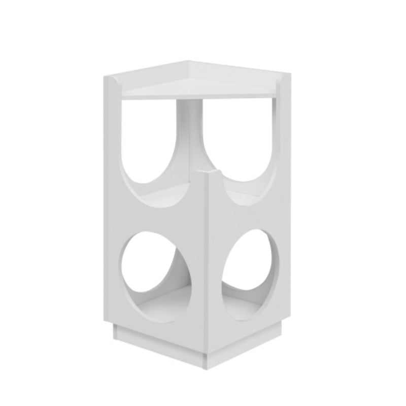 Fiery Home Double-Layer Cat Station with Hollow Design & Climbing Platform