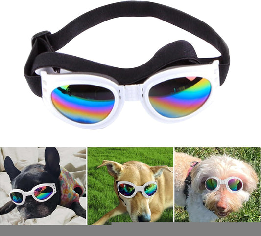 FieryFur Pet Sunglasses – Windproof UV Protection Goggles for Small & Medium Dogs and Cats
