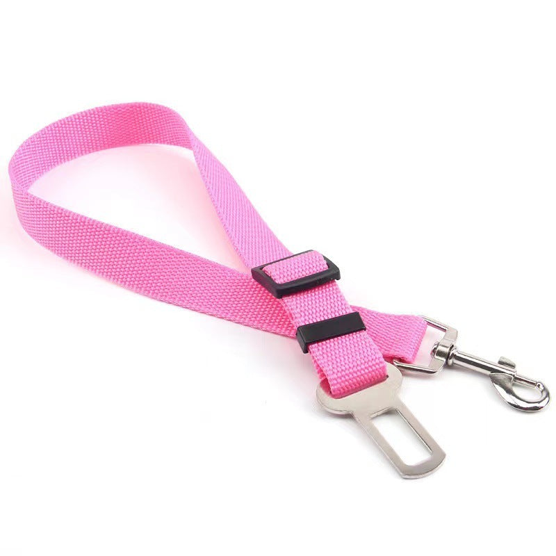 Retractable Dog Safety Belt — Car Safety Buckle for Pets