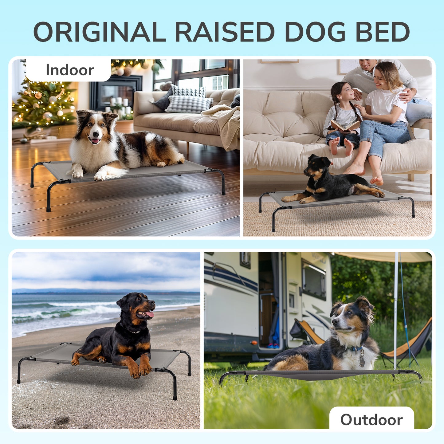 Elevated Dog Bed – Raised Comfort & Support