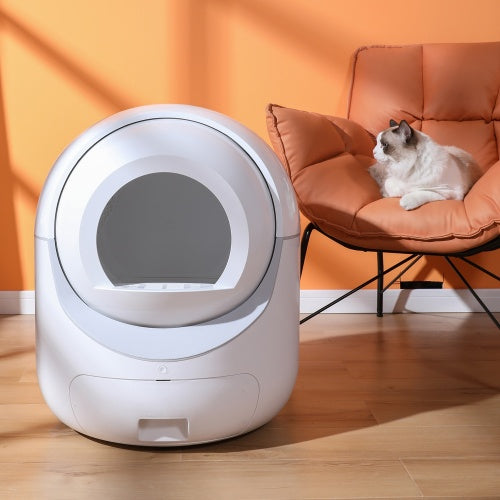 Automatic Cat Litter Box – Odor-Free & App Controlled