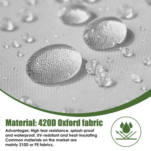 Large Metal Chicken Coop with UV-Proof Roof & Reinforced Steel Frame