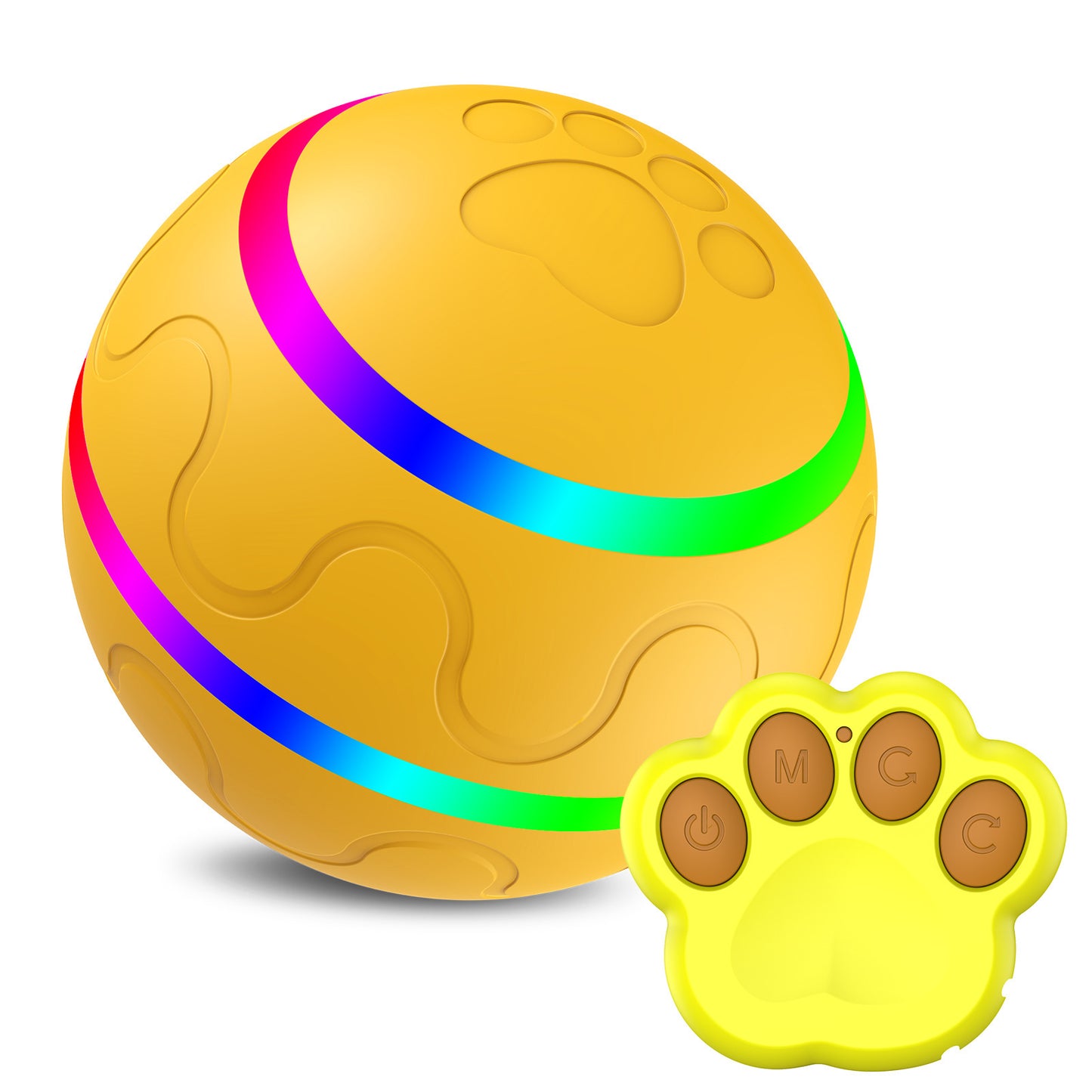Intelligent Self-Rotating Cat Ball Toy – USB Rechargeable Interactive Play Ball