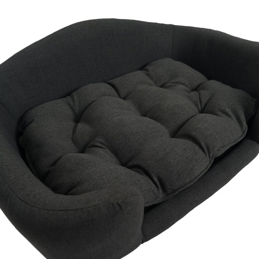Fiery Comfort Dog Bed – Mid-Century Style for Cozy Naps
