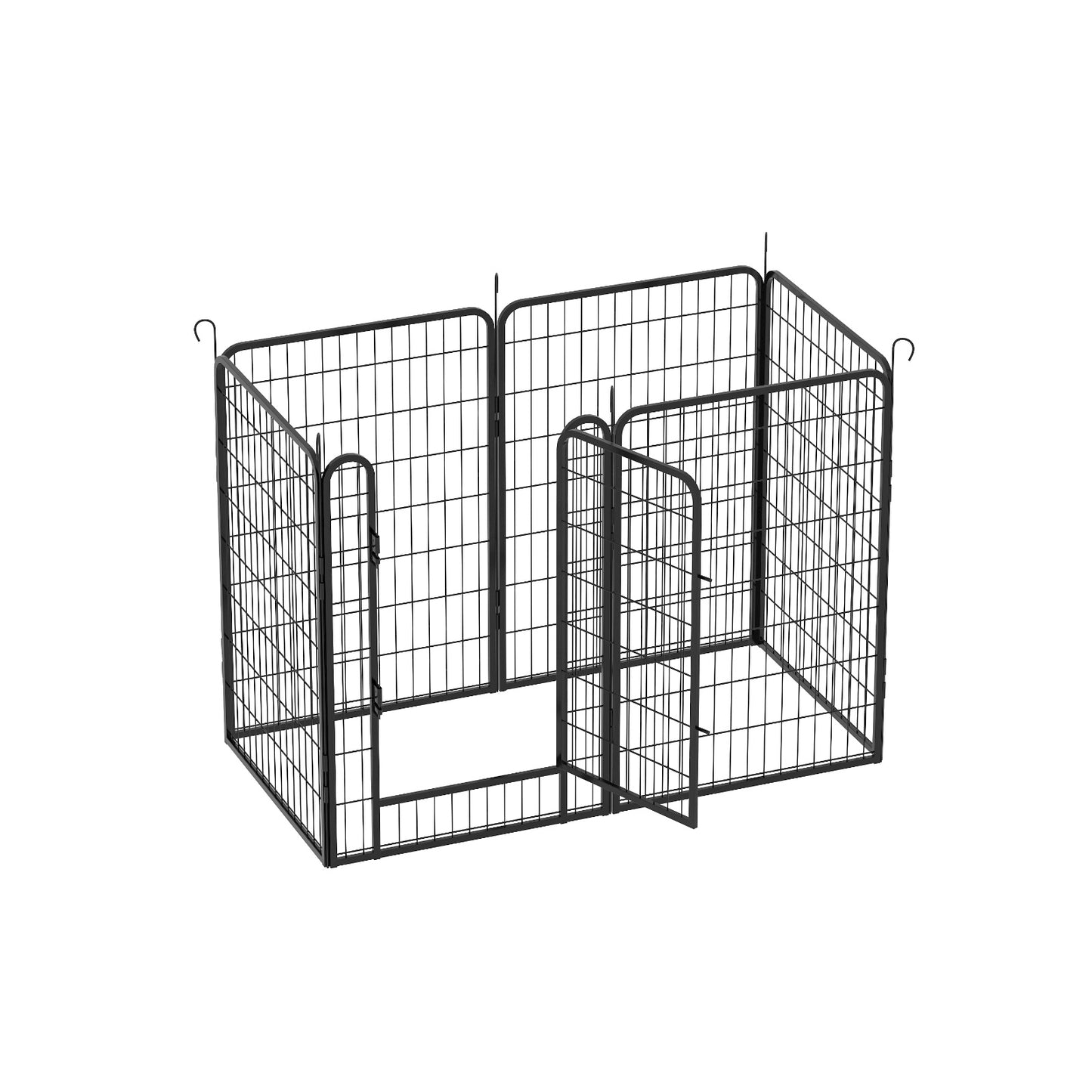 Fiery Guard 6-Panel Metal Dog Playpen – Secure, Sturdy & Spacious