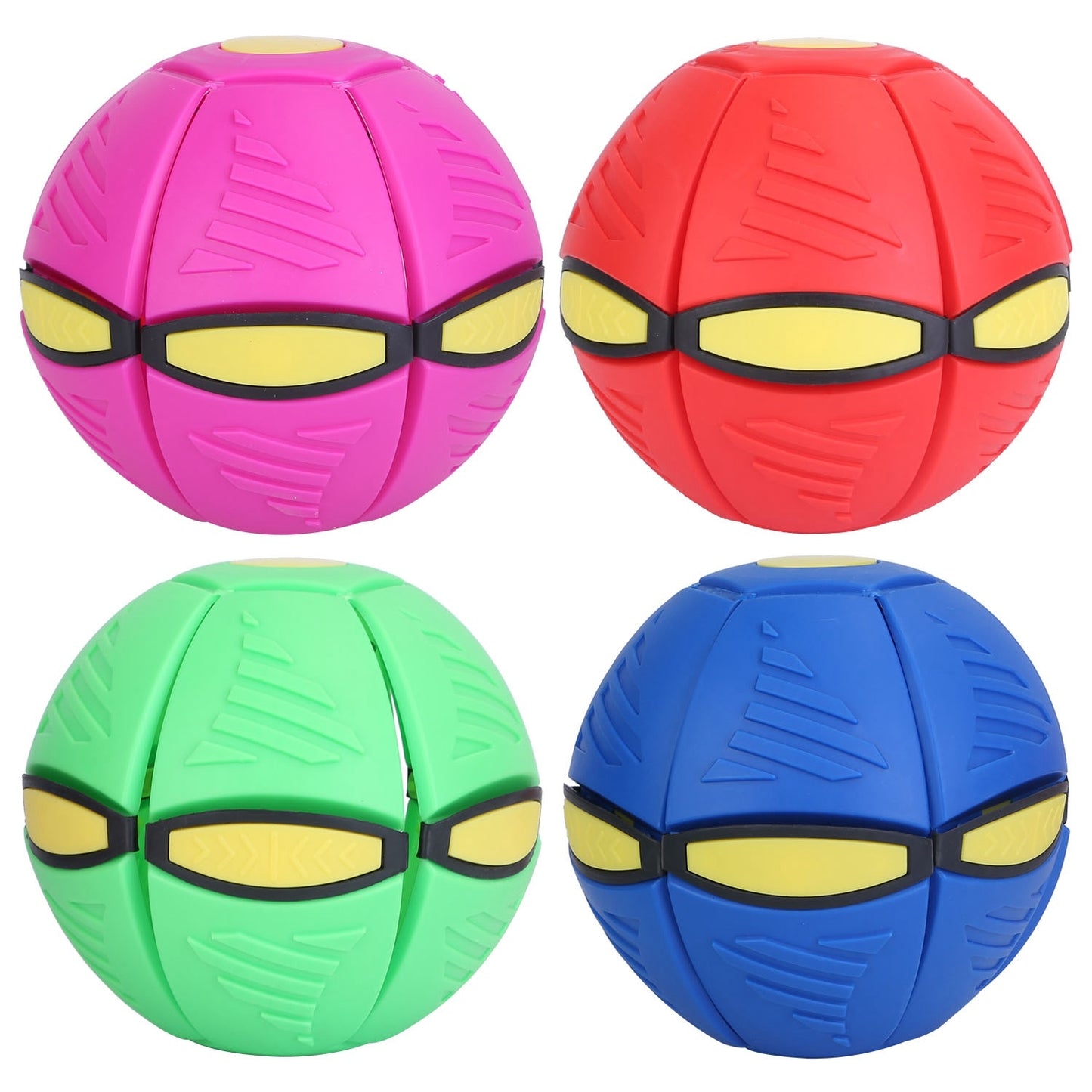 4 Pack Flying Saucer Ball – Electric Colorful Flying UFO Toy with LED Lights for Pets & Kids (Outdoor Interactive Play)