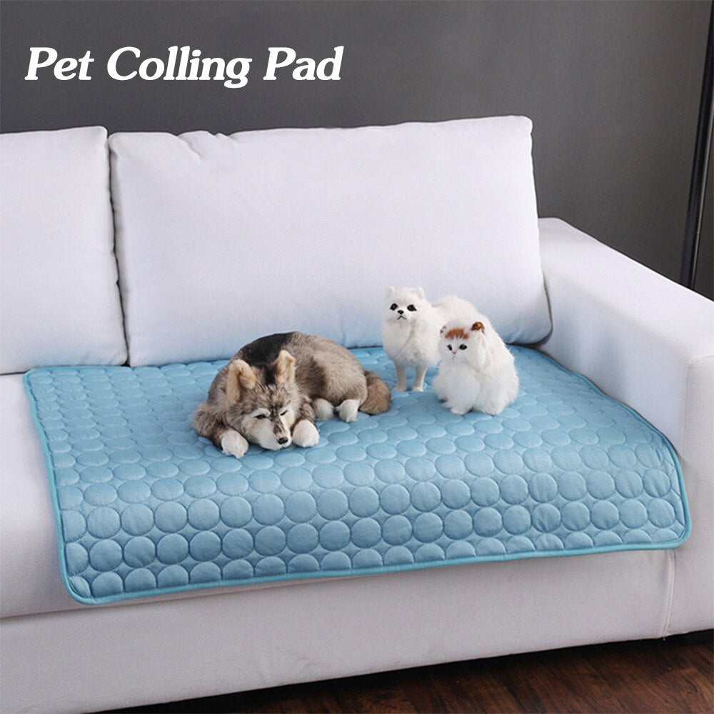 Pet Ice Silk Cooling Pad – Stay Cool This Summer