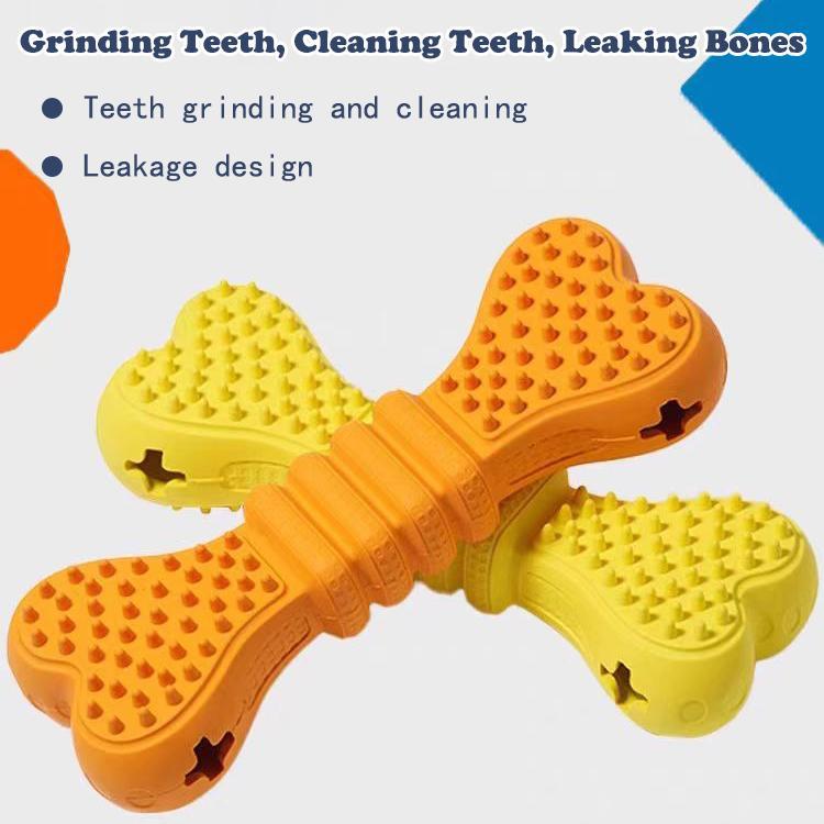 2-in-1 Dog Chew Toy Set – Dental Cleaning & Toothbrush Chew Stick