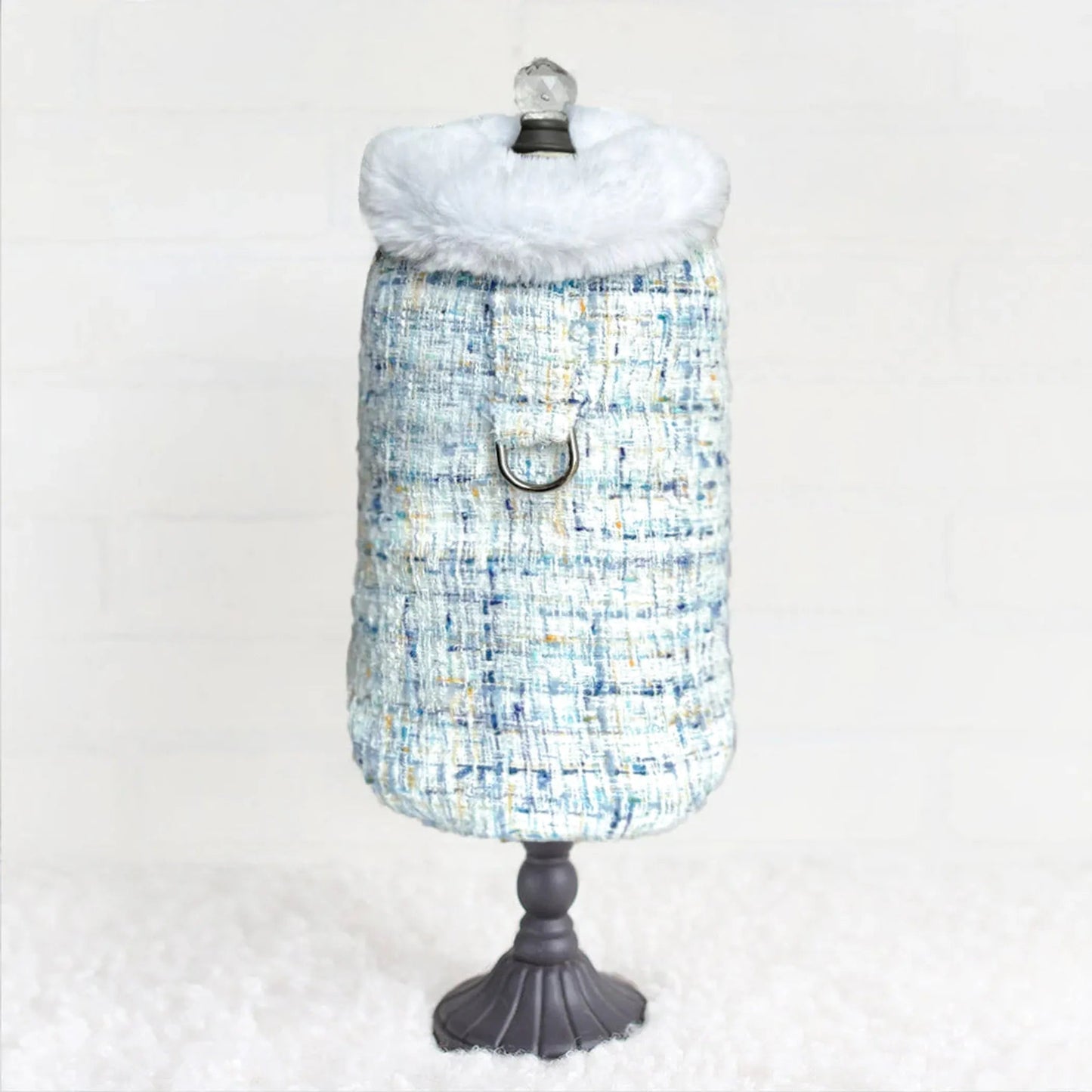 Hello Doggie Annabella Dog Coat – Luxury Faux Mink Lined Designer Pet Coat Hello Doggie