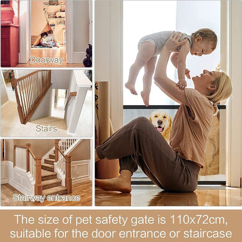 Pet Safety Mesh Gate – Easy Install