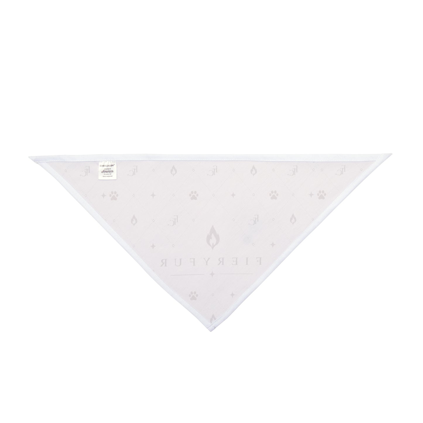 Luxury Personalized Pet Bandana for Dogs & Cats | Soft Mauve Signature Fiery Couture