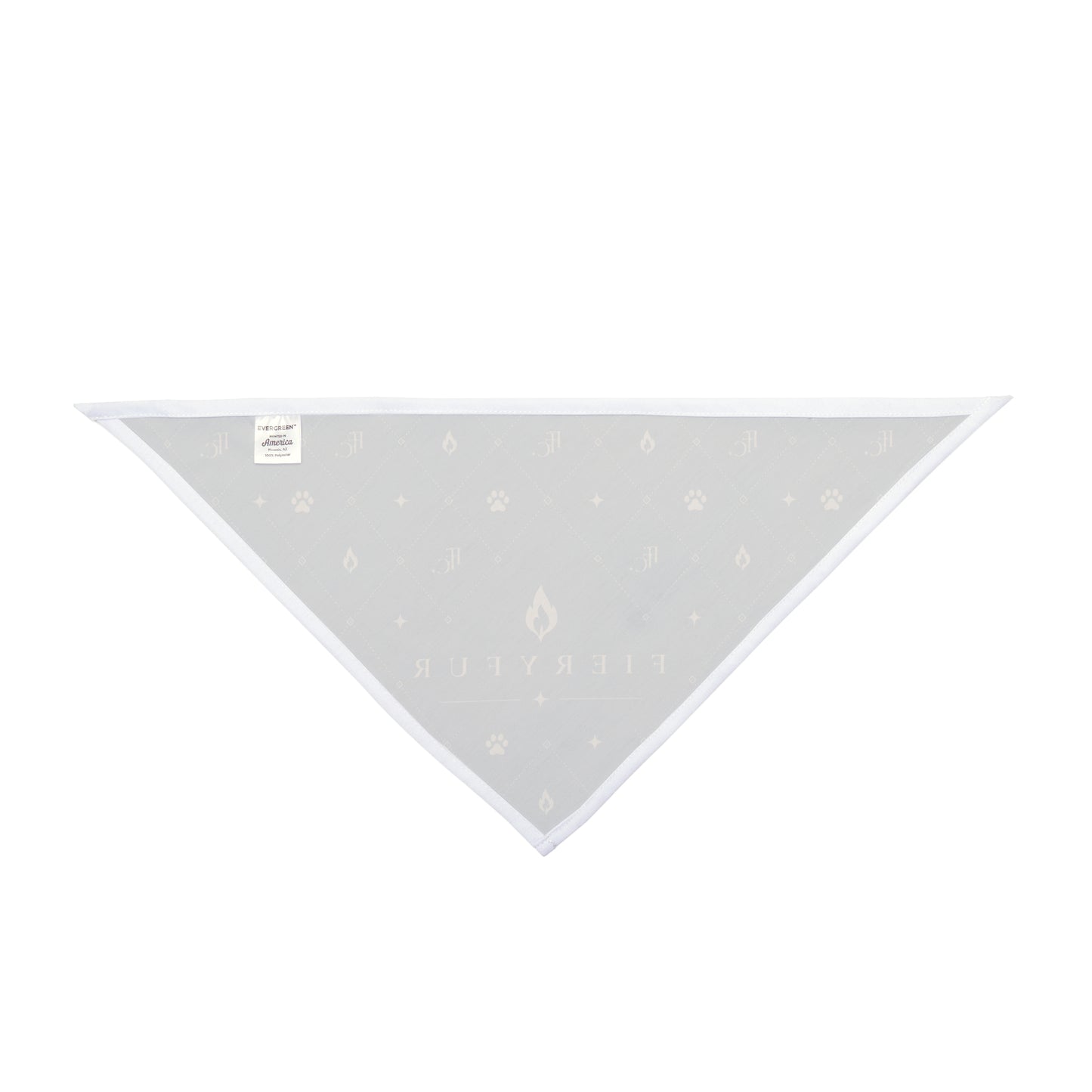 Luxury Personalized Pet Bandana for Dogs & Cats | Signature Dark Fiery Couture