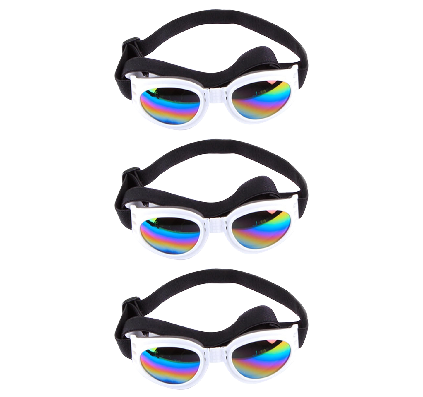 FieryFur Pet Sunglasses – Windproof UV Protection Goggles for Small & Medium Dogs and Cats