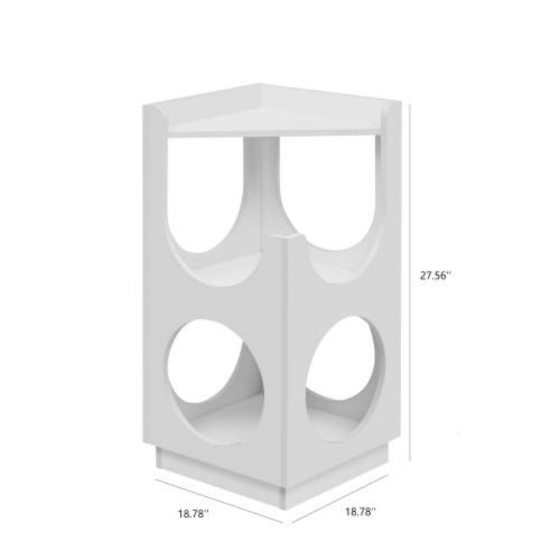 Fiery Home Double-Layer Cat Station with Hollow Design & Climbing Platform